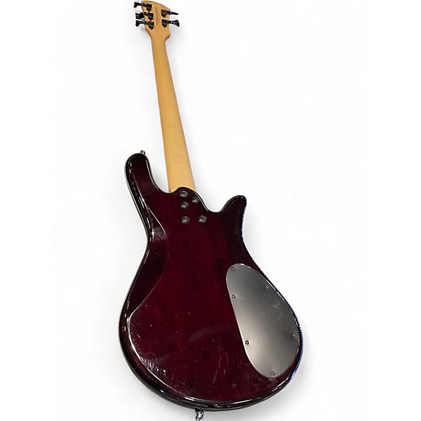 Used Spector PULSE LH crimson quilt Electric Bass Guitar