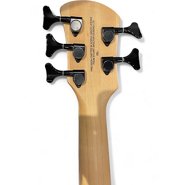 Used Spector PULSE LH crimson quilt Electric Bass Guitar