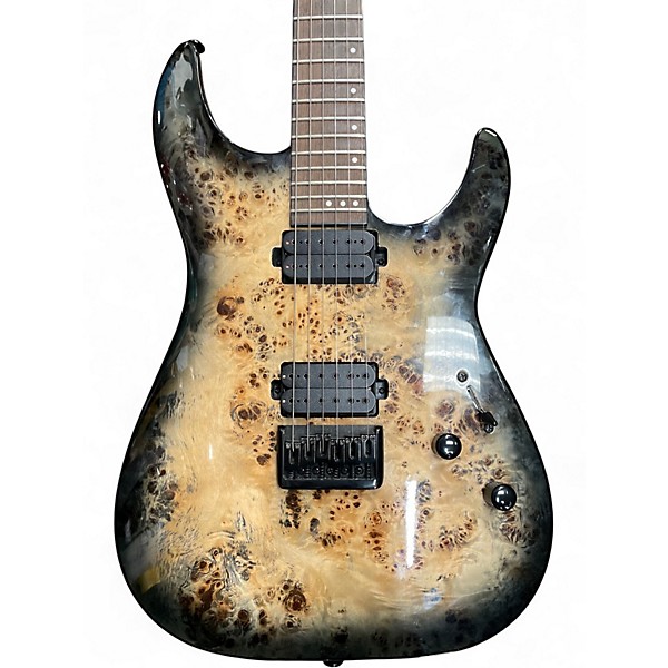 Used Schecter CR6 BURL Solid Body Electric Guitar