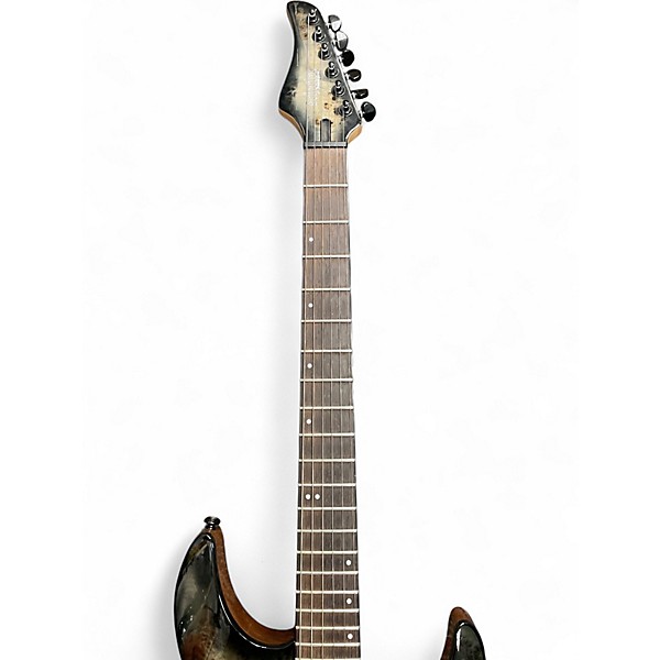 Used Schecter CR6 BURL Solid Body Electric Guitar