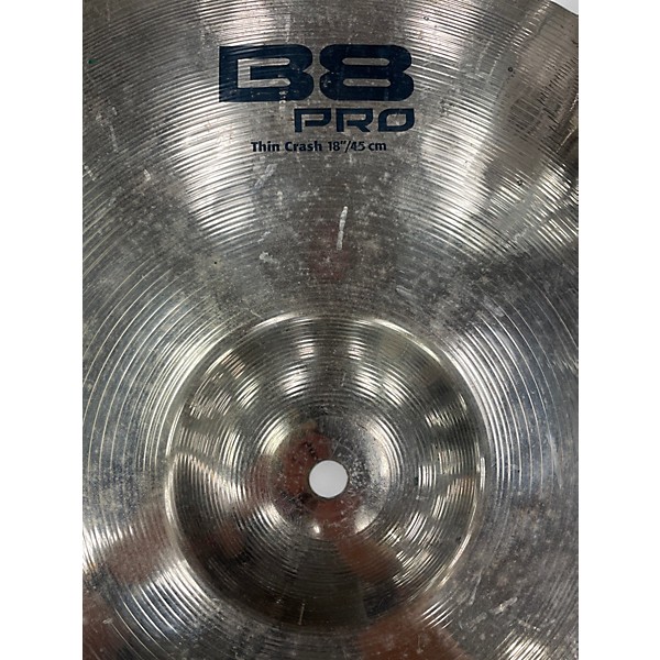 Used 2011 SABIAN 18in B8 PRO THIN CRASH Cymbal