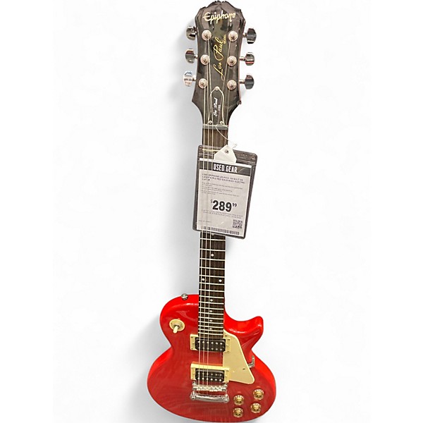 Used Epiphone Les Paul 100 Bolt On Candy Apple Red Solid Body Electric Guitar