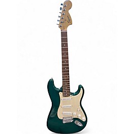 Used Squier Affinity Stratocaster Green Solid Body Electric Guitar