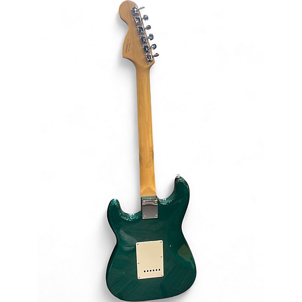 Used Squier Affinity Stratocaster Green Solid Body Electric Guitar