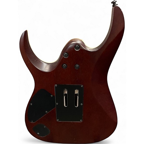 Used Ibanez RGAR42MFMT Trans Amber Solid Body Electric Guitar