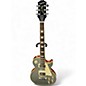 Used Epiphone Les Paul Standard 1960s Silvermist Solid Body Electric Guitar thumbnail