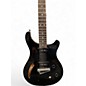 Used 2010s PRS SE Custom 22 Semi-Hollowbody Black Hollow Body Electric Guitar