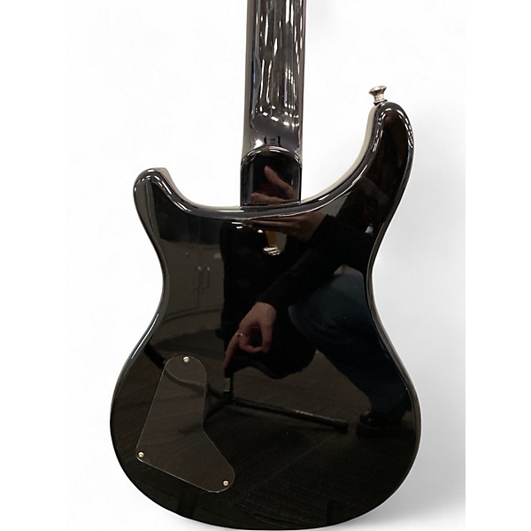 Used 2010s PRS SE Custom 22 Semi-Hollowbody Black Hollow Body Electric Guitar