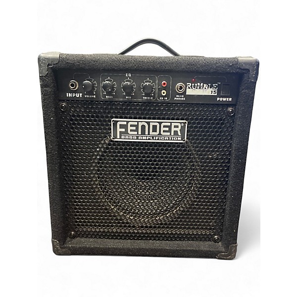 Used Fender Rumble 15 15W 1X8 Bass Combo Amp