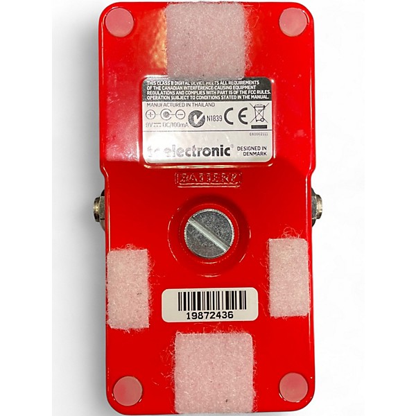 Used TC Electronic Sub N Up Octaver Effect Pedal