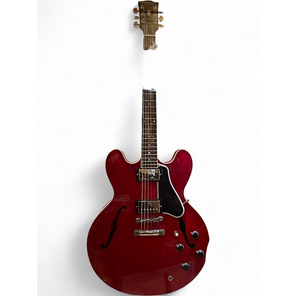 Used 2014 Gibson ES335 Memphis Chrome Red Hollow Body Electric Guitar