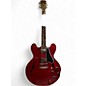 Used 2014 Gibson ES335 Memphis Chrome Red Hollow Body Electric Guitar thumbnail