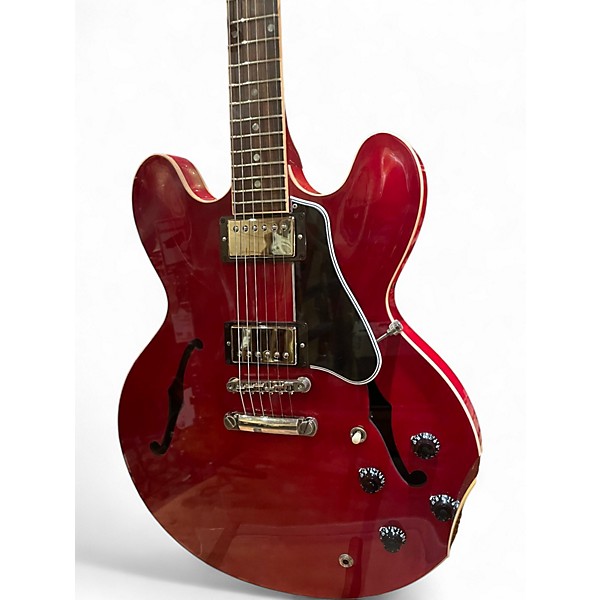 Used 2014 Gibson ES335 Memphis Chrome Red Hollow Body Electric Guitar