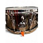 Used Gretsch Drums 6.5X14 Solid Steel Black Drum
