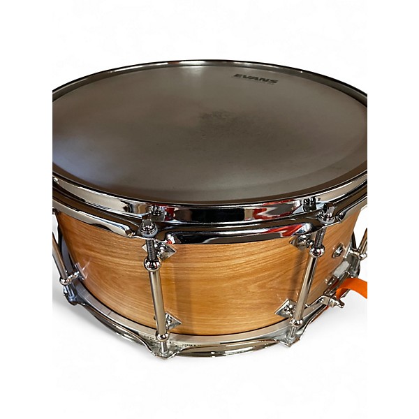 Used Craviotto 6.5X14 Red Birch Natural Drum