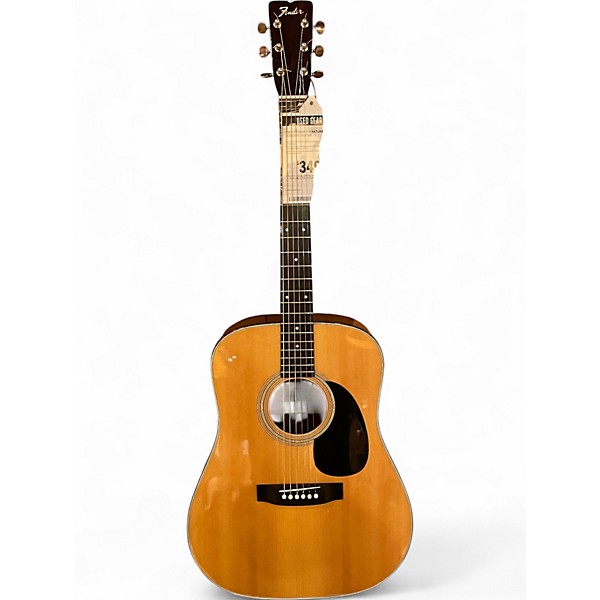 Used Fender F35 Natural Acoustic Guitar