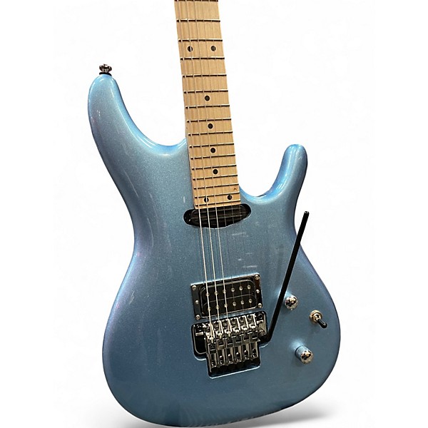Used Ibanez  JS140M Joe Satriani Signature Soda Blue Solid Body Electric Guitar