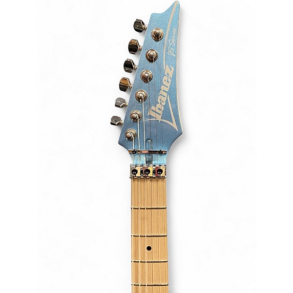Used Ibanez  JS140M Joe Satriani Signature Soda Blue Solid Body Electric Guitar