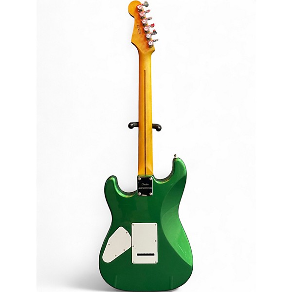 Used Fender Aerodyne Special Stratocaster HSS Speed Green Metallic Solid Body Electric Guitar