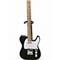 Used Squier Telecaster Black Solid Body Electric Guitar