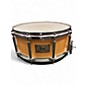 Used Pearl 6.5X14 maple steel free floating  Natural Drum thumbnail
