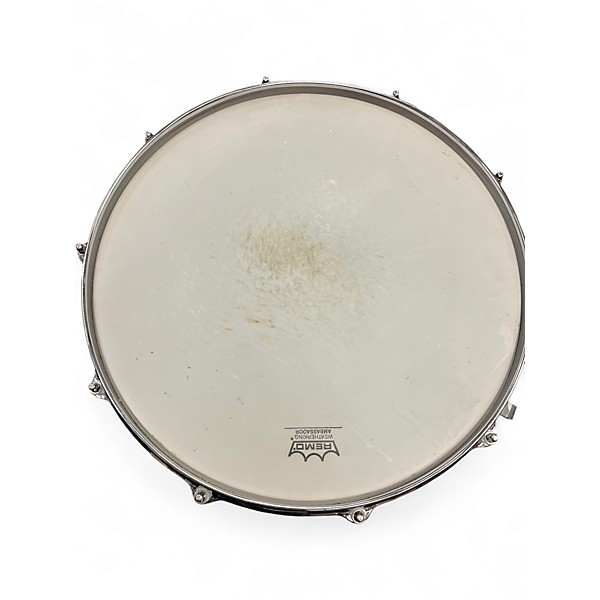 Used Pearl 6.5X14 maple steel free floating  Natural Drum