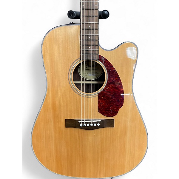 Used Fender CD140SCE Brown Acoustic Electric Guitar