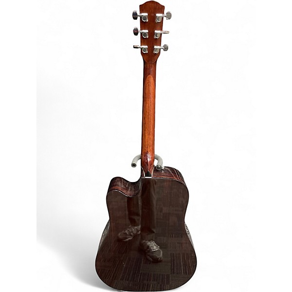 Used Fender CD140SCE Brown Acoustic Electric Guitar