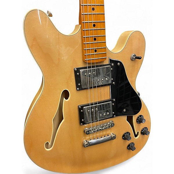 Used Squier Affinity Series Starcaster Hollow Natural Hollow Body Electric Guitar