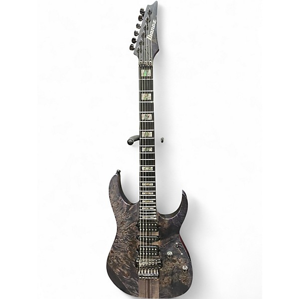 Used Ibanez RGT1270PB Trans Black Solid Body Electric Guitar