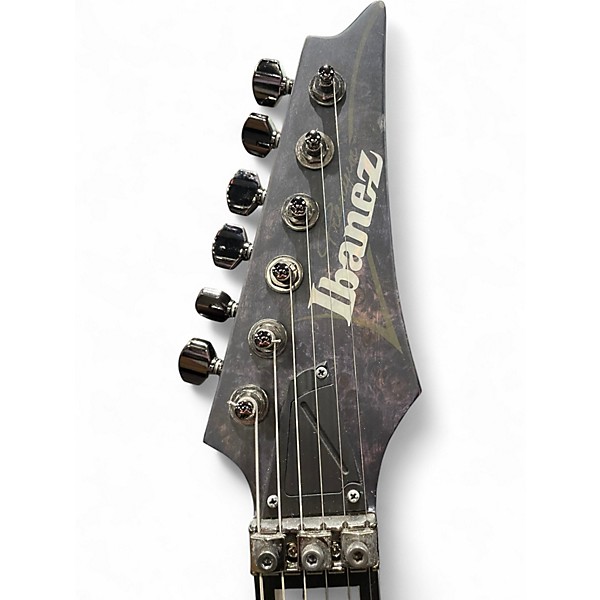 Used Ibanez RGT1270PB Trans Black Solid Body Electric Guitar