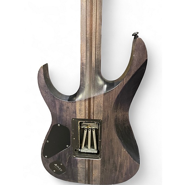 Used Ibanez RGT1270PB Trans Black Solid Body Electric Guitar