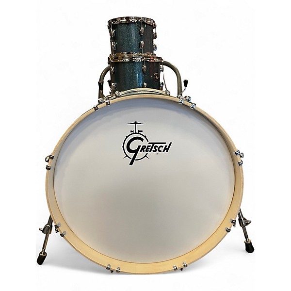 Used Gretsch Drums 5 Piece Energy blue Drum Kit
