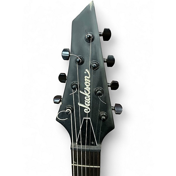 Used Jackson JS22-7 Dinky 7 String Satin Black Solid Body Electric Guitar