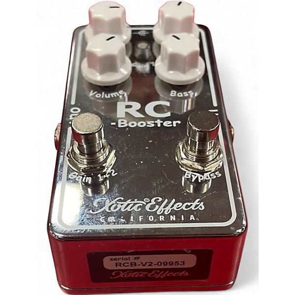 Used Xotic RC Booster Effect Pedal