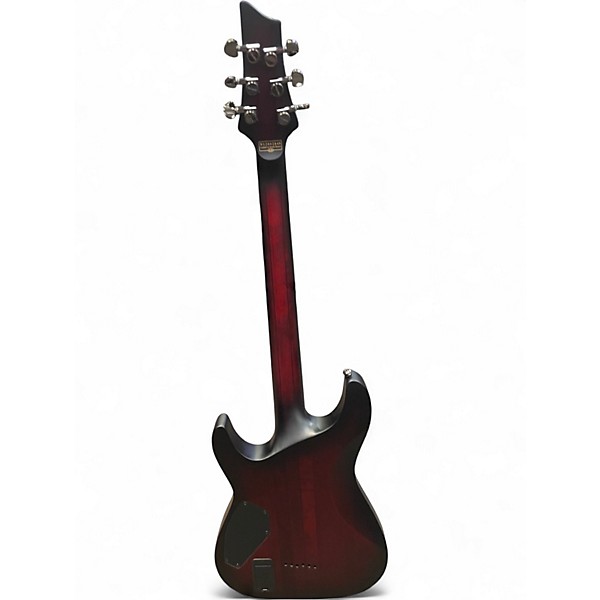 Used Schecter Guitar Research Hellraiser C1 Floyd Rose Extreme Crimson Red Burst Solid Body Electric Guitar