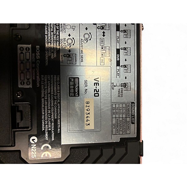 Used BOSS VE20 Vocal Performer Vocal Processor