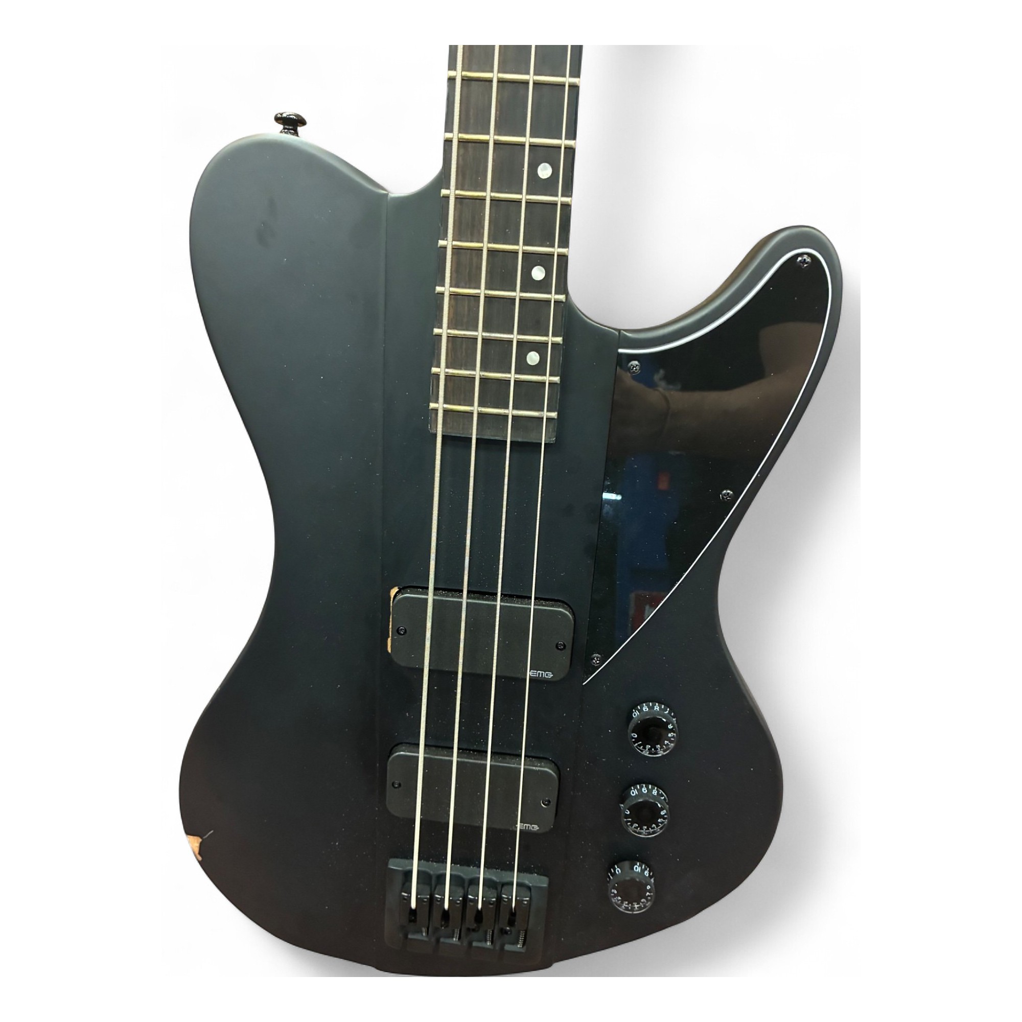 Used Schecter Guitar Research Ultra Bass Satin Black Electric Bass