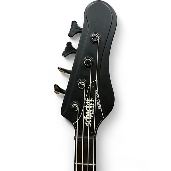 Used Schecter Guitar Research Ultra Bass Satin Black Electric Bass Guitar