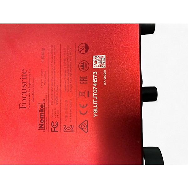 Used Focusrite Scarlett 2i2 Gen 3 Audio Interface