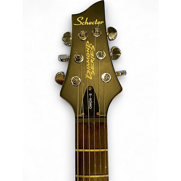 Used Schecter Guitar Research Omen 6 Wine Red Solid Body Electric Guitar