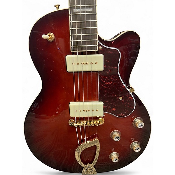 Used Guild ARISTOCRAT M 75 2 Tone Sunburst Solid Body Electric Guitar