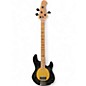 Used Sterling by Music Man  Pete Wentz Artist Series StingRay  Black and Gold Electric Bass Guitar thumbnail
