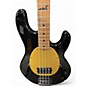 Used Sterling by Music Man  Pete Wentz Artist Series StingRay  Black and Gold Electric Bass Guitar