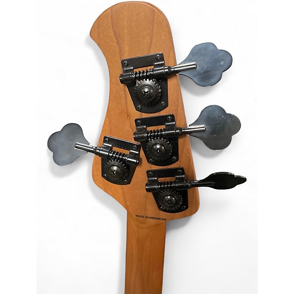 Used Sterling by Music Man  Pete Wentz Artist Series StingRay  Black and Gold Electric Bass Guitar