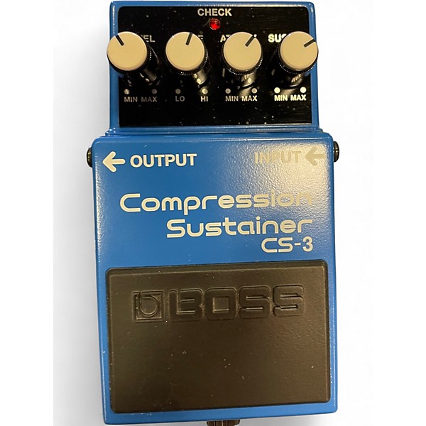 Used BOSS CS3 Compressor Sustainer Effect Pedal
