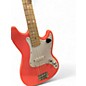 Used Squier Sonic Series Bronco Tahitian Coral Electric Bass Guitar