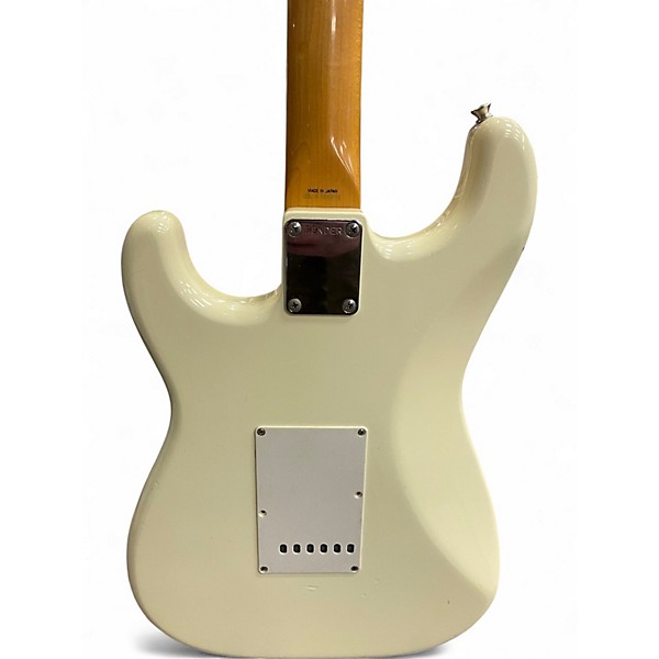 Vintage 1980s Fender ST-67 STRATOCASTER WHITE Solid Body Electric Guitar