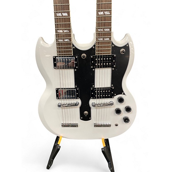 Used Epiphone G-1275 Antique White Solid Body Electric Guitar