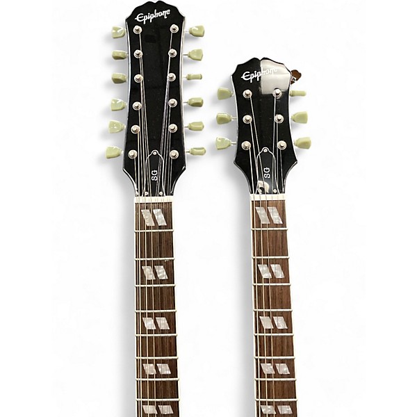 Used Epiphone G-1275 Antique White Solid Body Electric Guitar